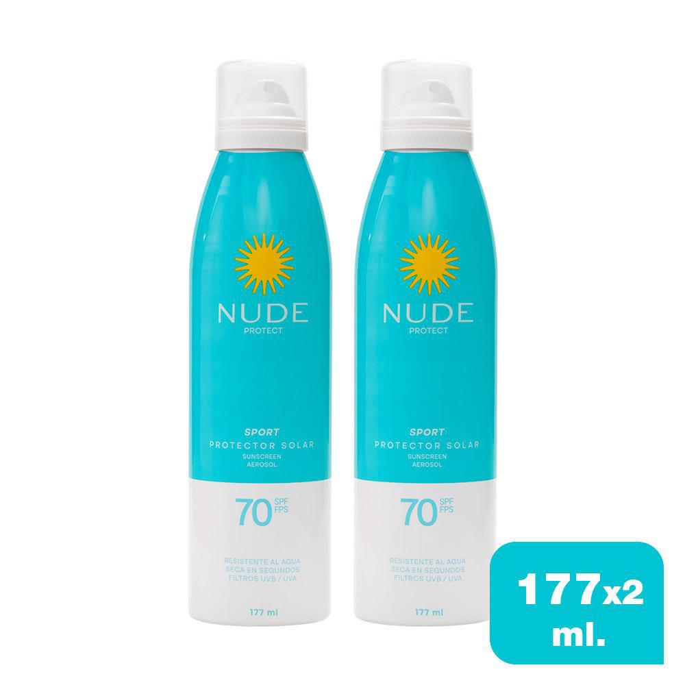 Protector solar NUDE Aerosol SPF 70 177ml  (354  ml)