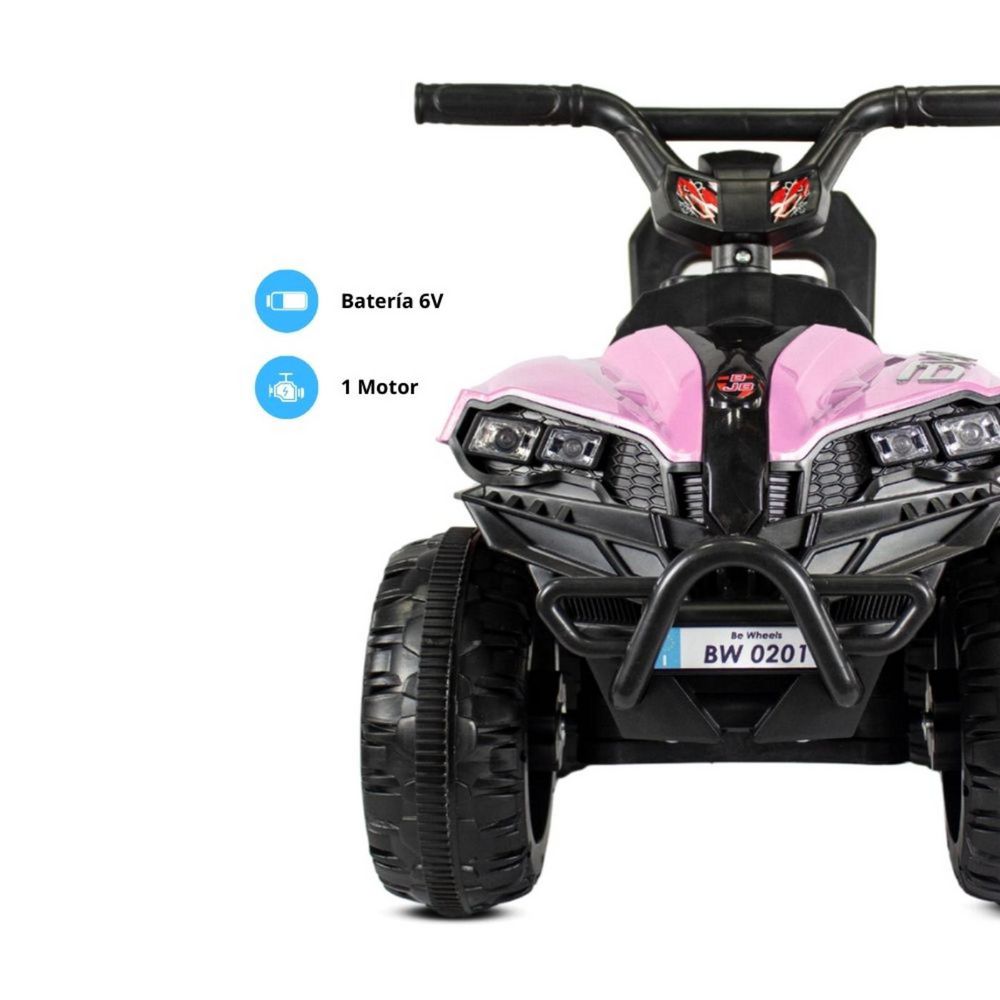 Cuatrimoto Eléctrica Para Niños Volt 6V Rosado  Montable PRINSEL img #3