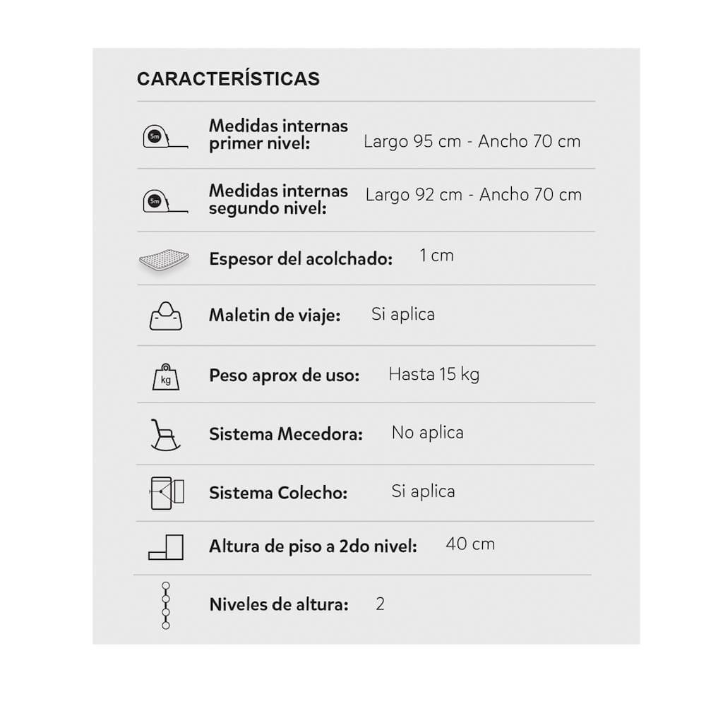 Cuna Colecho Bebé PRIORI PRO MAXBLK img #7