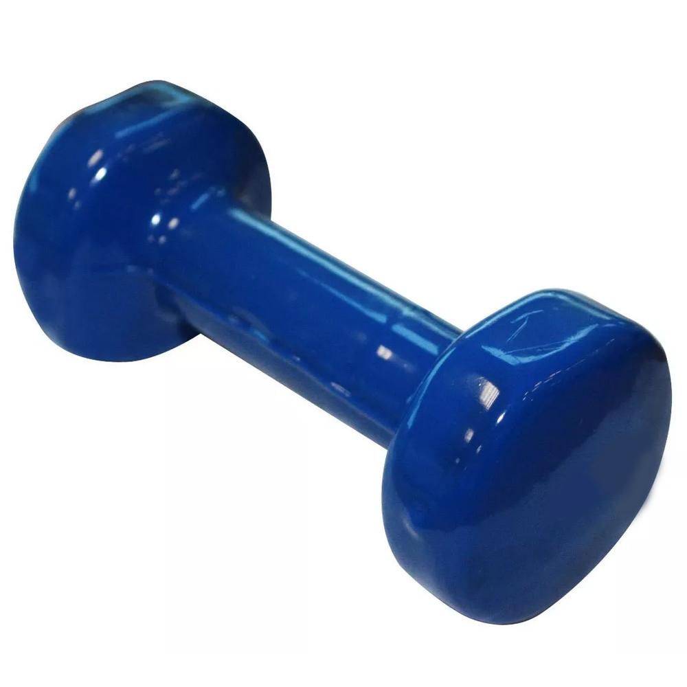Mancuerna Vinilo Encauchetada 3Kg 1 Unidad Azul