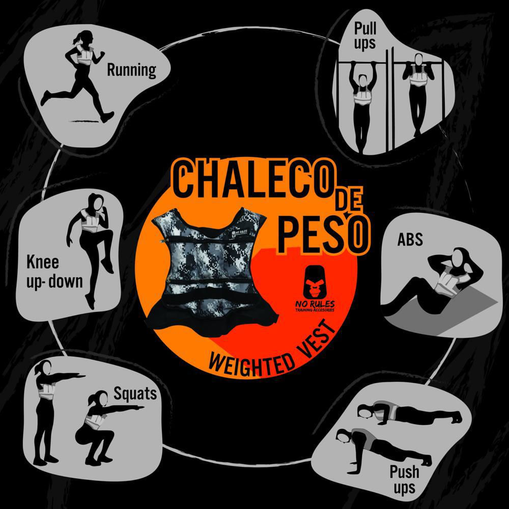 Chaleco De Peso 8 Kg Pix Gris img #2