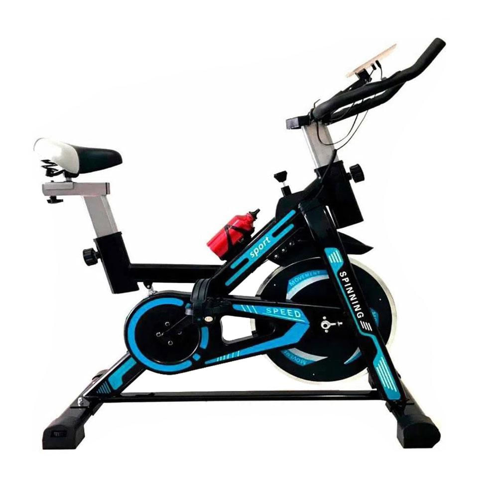 Bicicleta Estatica Spinning Gimnasio Ejercicio Cardio Fitness Azul
