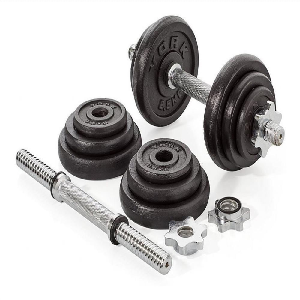 Kit Pesas Mancuernas 20 Kg 40 Lb Gimnasio Portatil + Estuche img #5