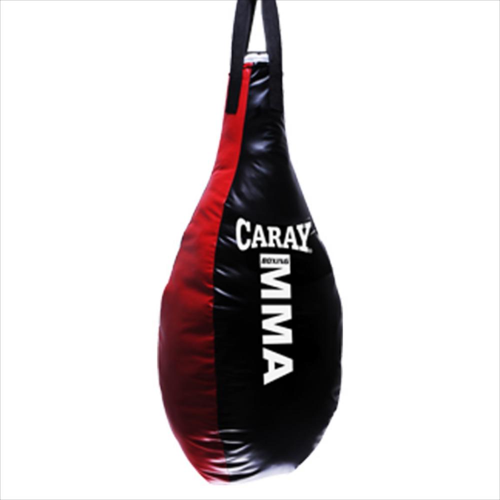 Saco De Boxeo Profesional Pera Negro/Rojo Mma Caray 1,20 Mts X 40 Cms De Diámetro