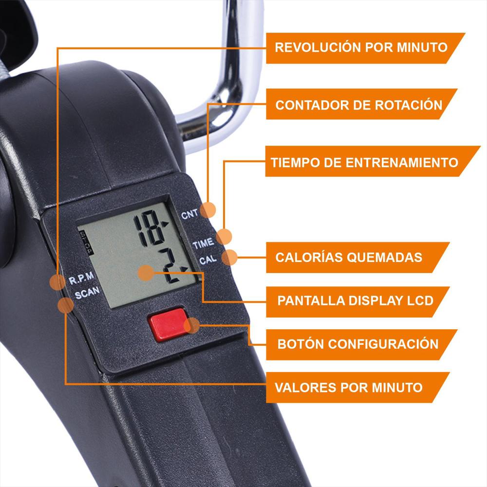 Bicicleta Estatica Mini Pedal Original Ejercitador Portatil img #5