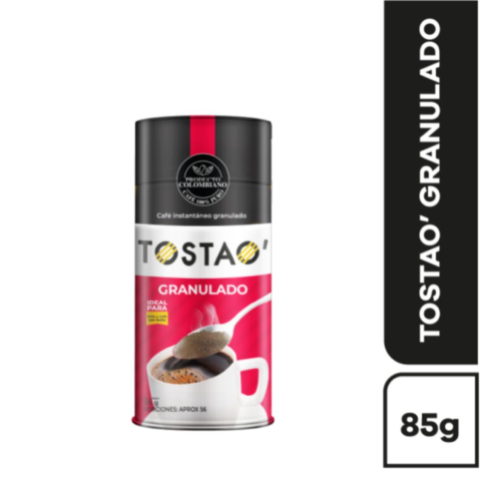 Café TOSTAO Soluble Instantáneo Granulado (85  gr)