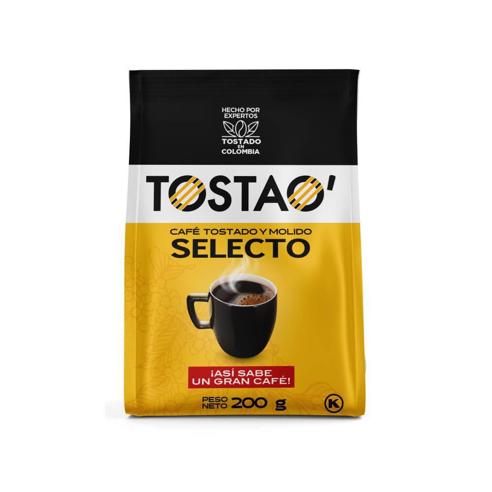 Cafe TOSTAO Tostado y Molido (200  gr)