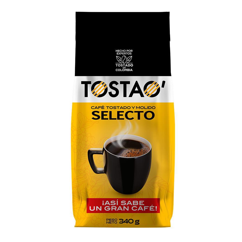 Café TOSTAO Tostado Y Molido Selecto (340  gr)