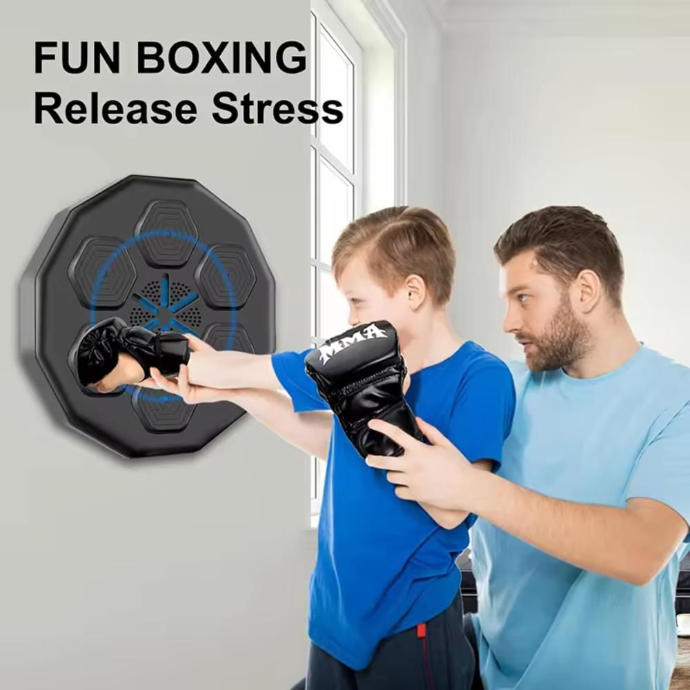 Maquina De Boxeo Musical De Pared Simulador De Boxeo Luz Led img #4