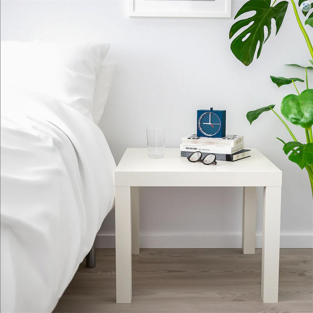 Mueble Mesa Auxiliar Madera En Blanco