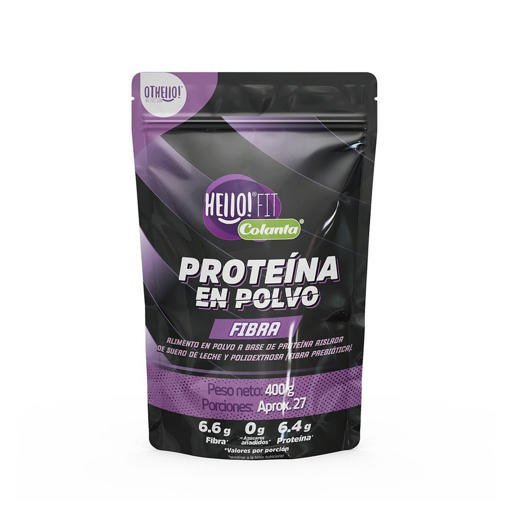Proteína  COLANTA en polvo fibra fit (400  gr)