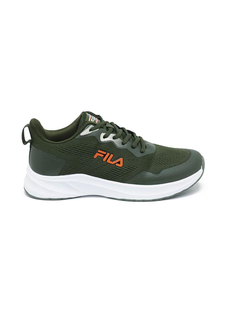 Tenis Fila Lecianmer Running Verde/Naranja