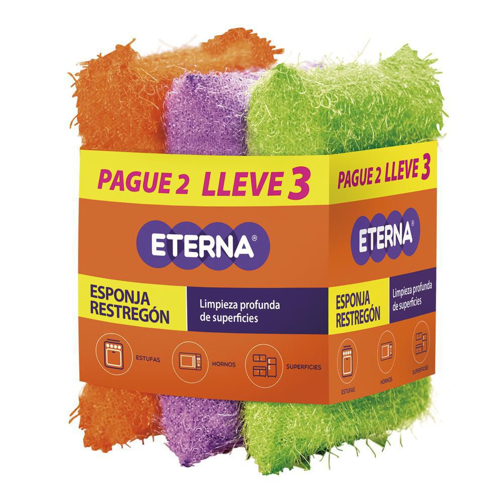 Esponja ETERNA restregón pague 2 lleve 3 (2  und) img #1