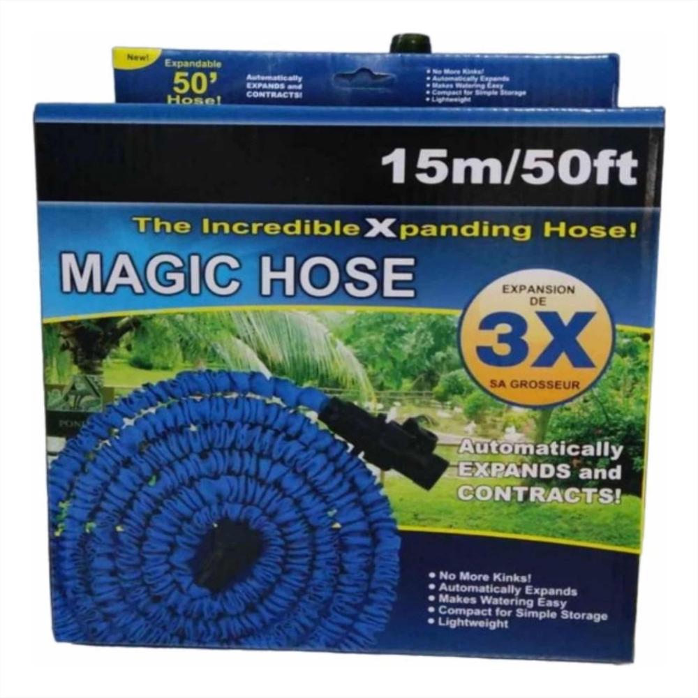 Manguera Expandible 15M, Ideal Para Jardines Y Limpieza