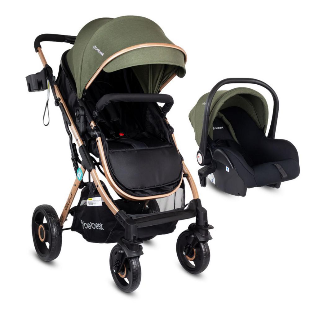Travel System Gold Lx Green BEBESIT TS619GR