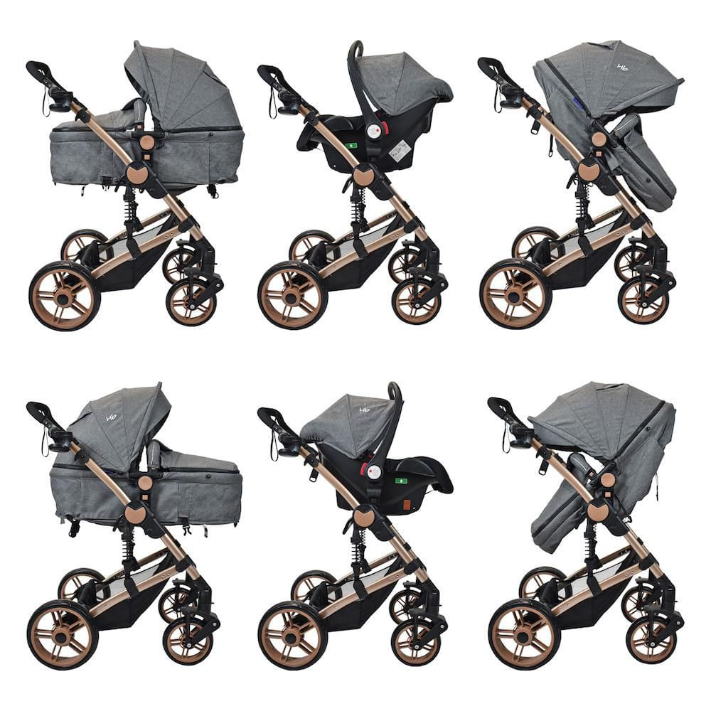 Coche Travel System Bebé HAPPY BABY Gadi Ts Rs img #4