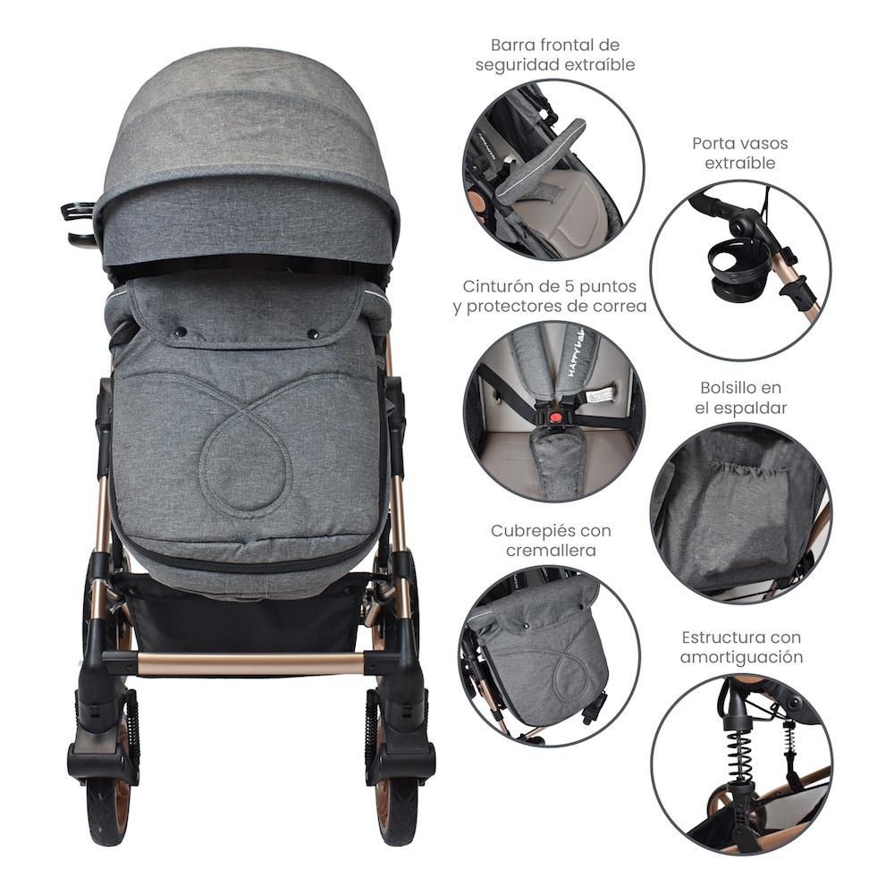 Coche Travel System Bebé HAPPY BABY Gadi Ts Rs img #7