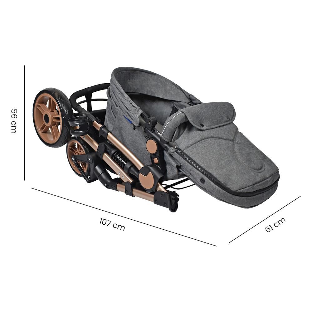 Coche Travel System Bebé HAPPY BABY Gadi Ts Rs img #12