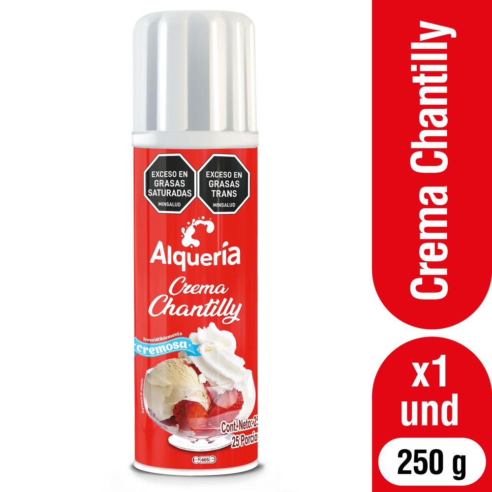 CREMA CHANTILLY EN SPRAY ALQUERIA 250 gr