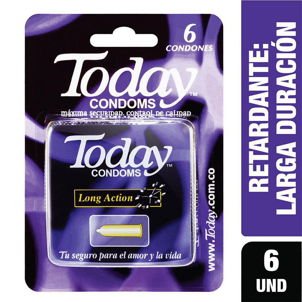 Condón TODAY long action (6 und)