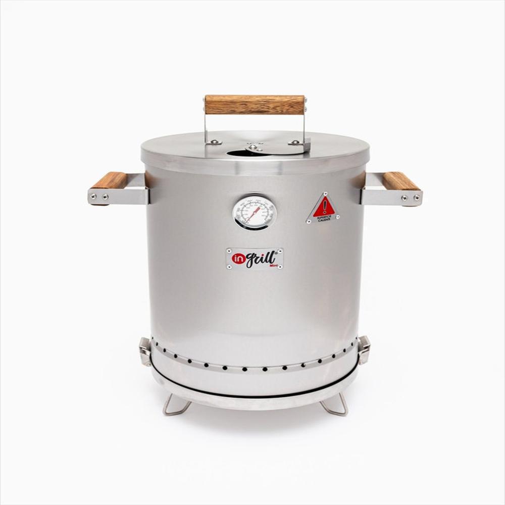 Ahumador Y Barril Asador Mini 8 Libras