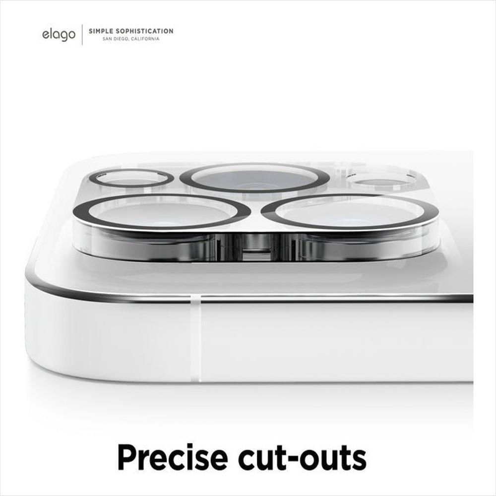 Vidrio Protector De Cámara Para Iphone 14 Pro / 14 Pro Max Completo Clear img #4