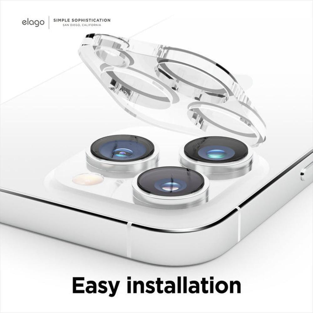 Vidrio Protector De Cámara Para Iphone 14 Pro / 14 Pro Max Completo Clear img #5