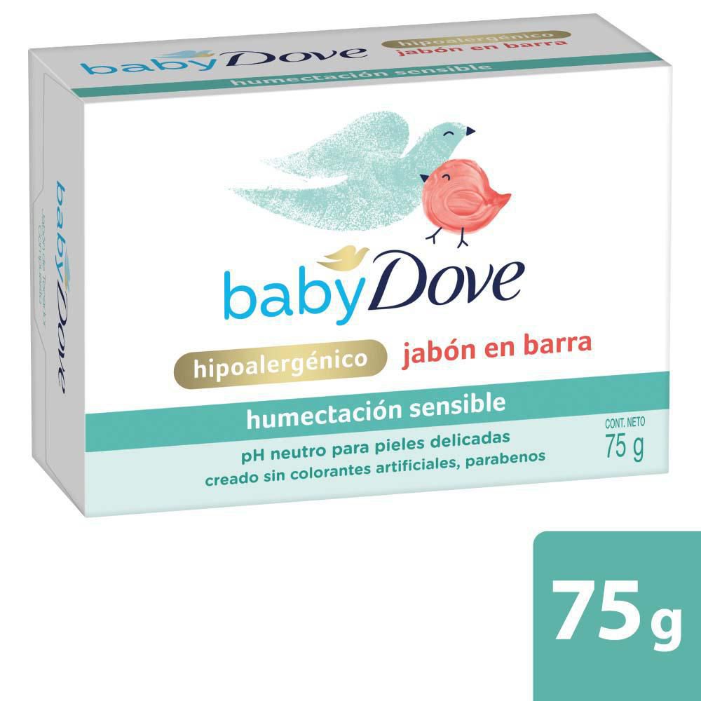 Jabón DOVE BABY Humectación Sensible Barra (75 gr)