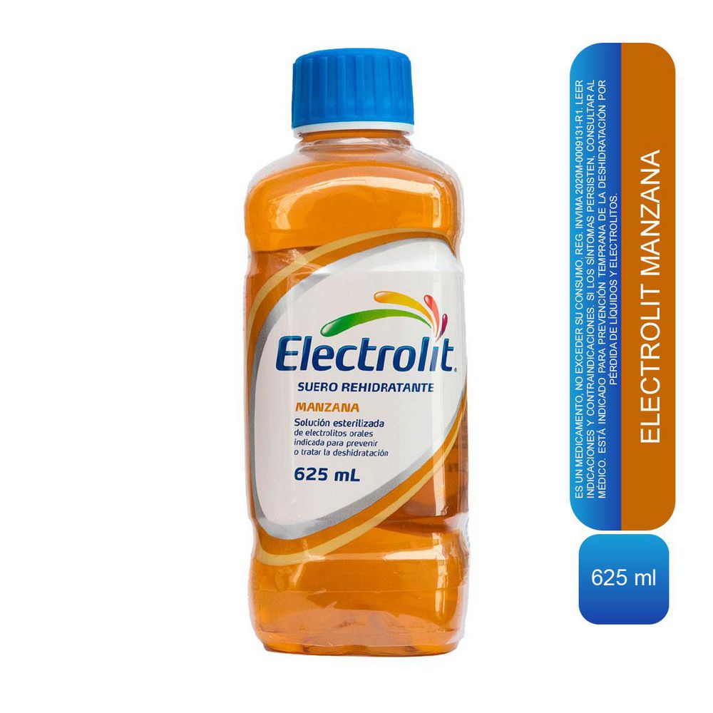 Suero ELECTROLIT Rehidratante manzana (625 ml)