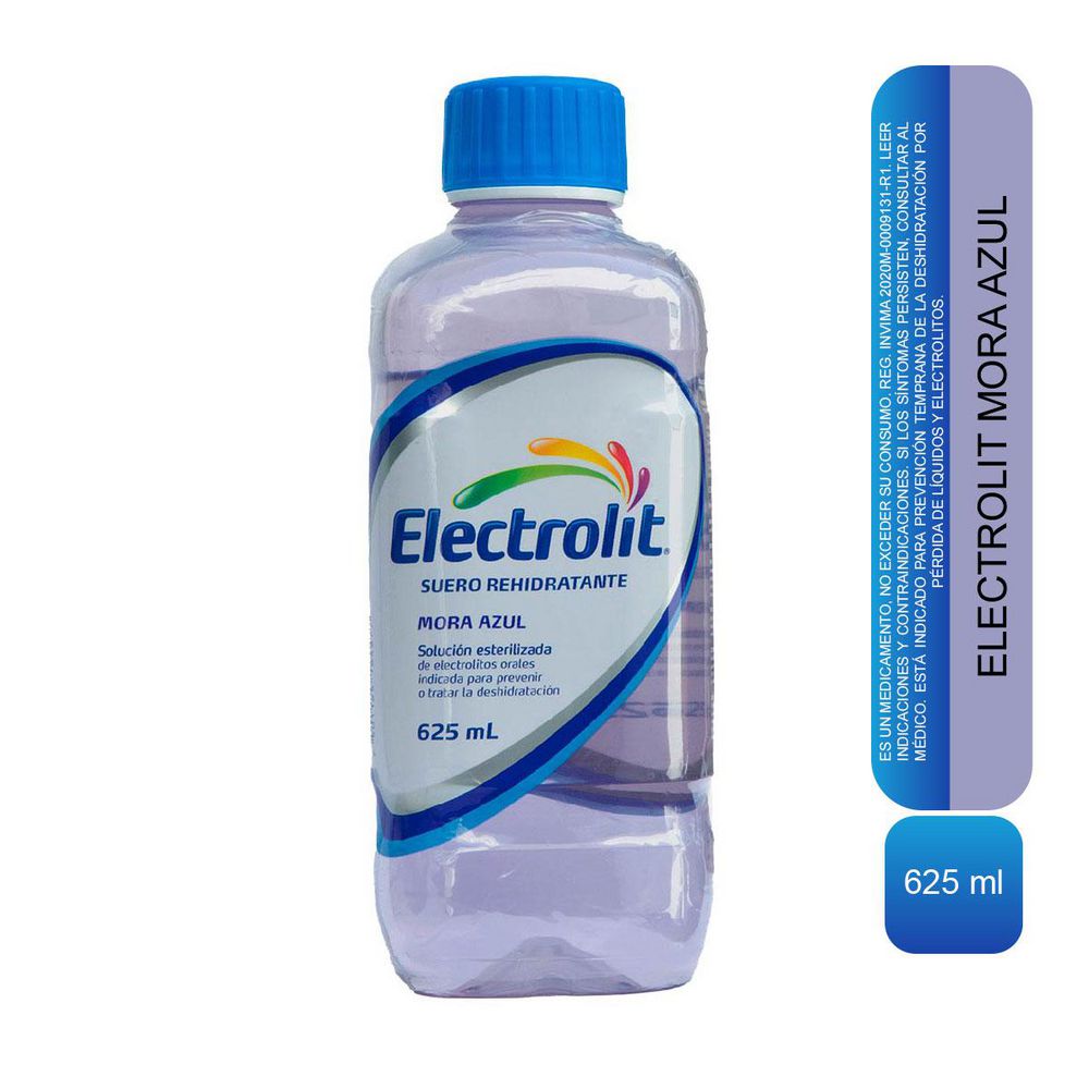 Suero ELECTROLIT Rehidratante mora azul (625 ml)
