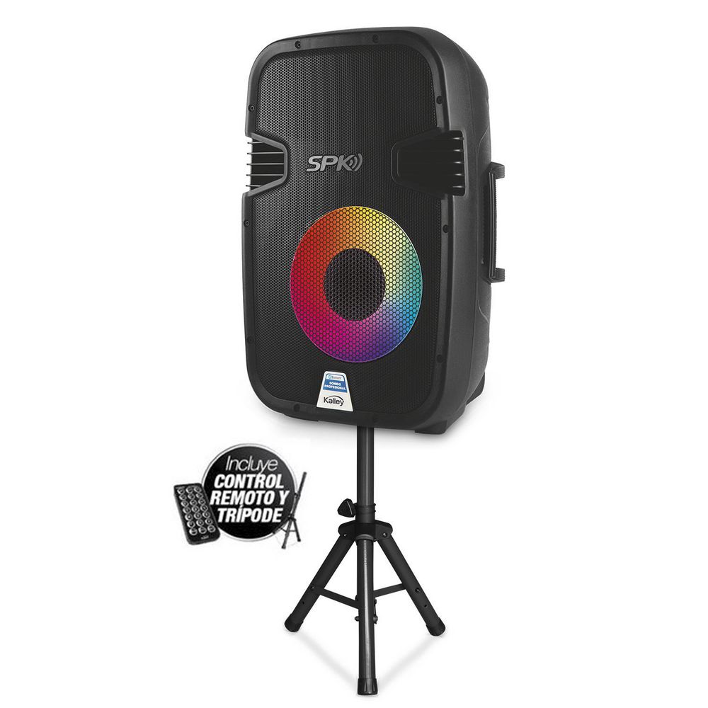 Parlante KALLEY SPK200 + Tripode   200 W Negro Bluetooth img #1