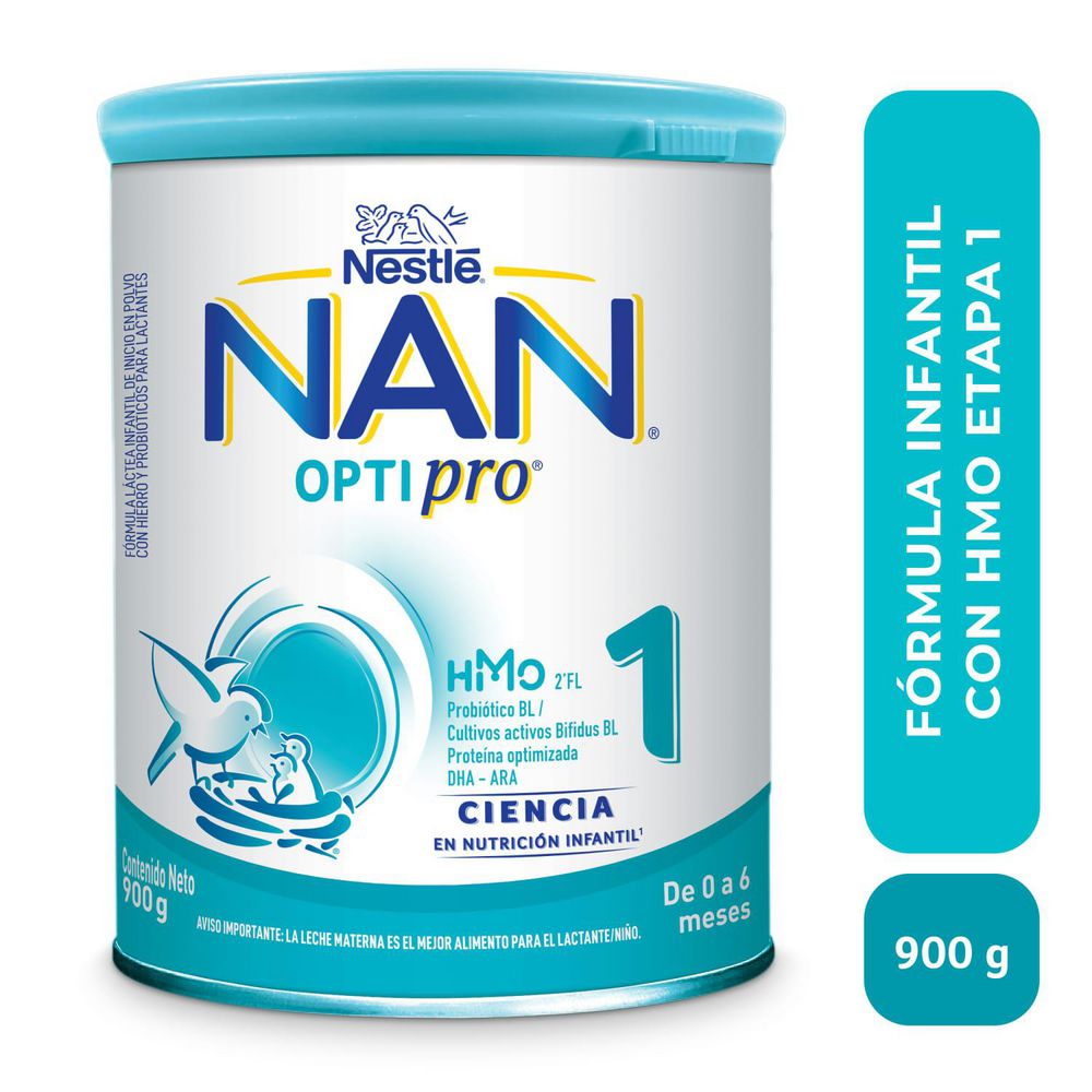 Fórmula infantil NAN Optipro 1 lata (900 gr)
