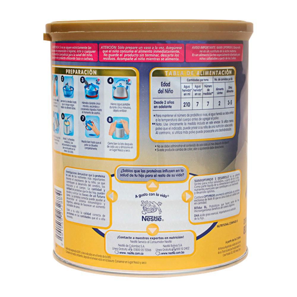 Formula NAN  (800  gr) img #2