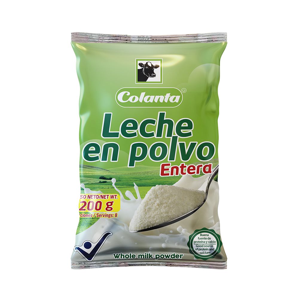 Leche COLANTA en polvo entera (200 gr)