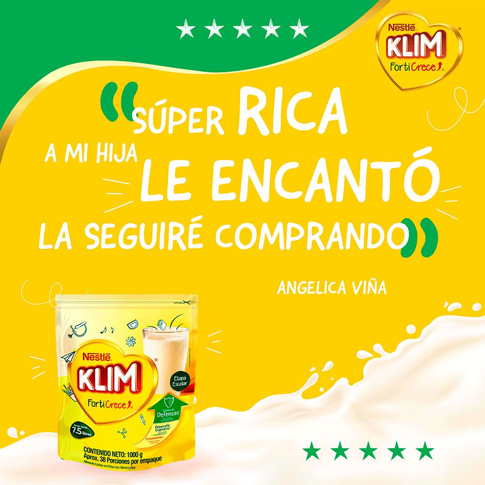 Leche en polvo KLIM  (325  gr) img #7