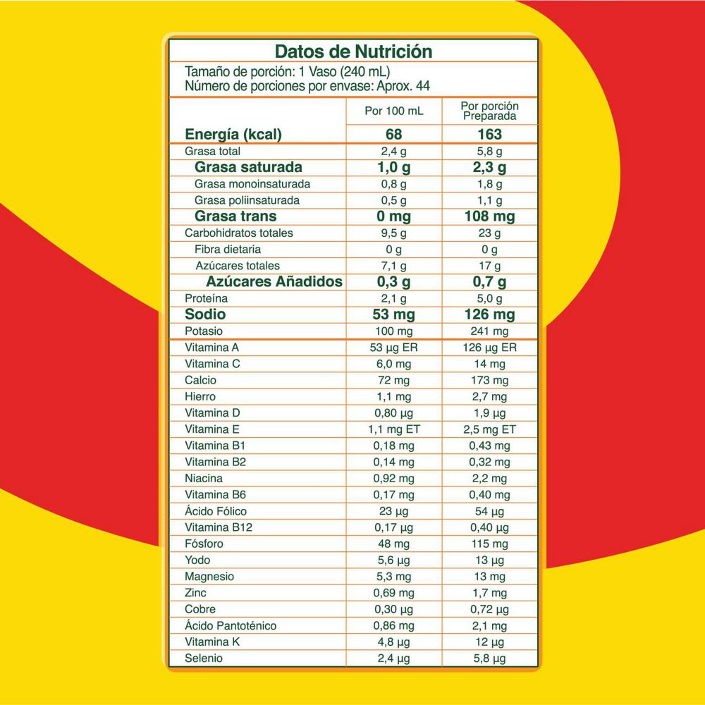 Alimento lácteo KLIM 1+ lata (1600  gr) img #3
