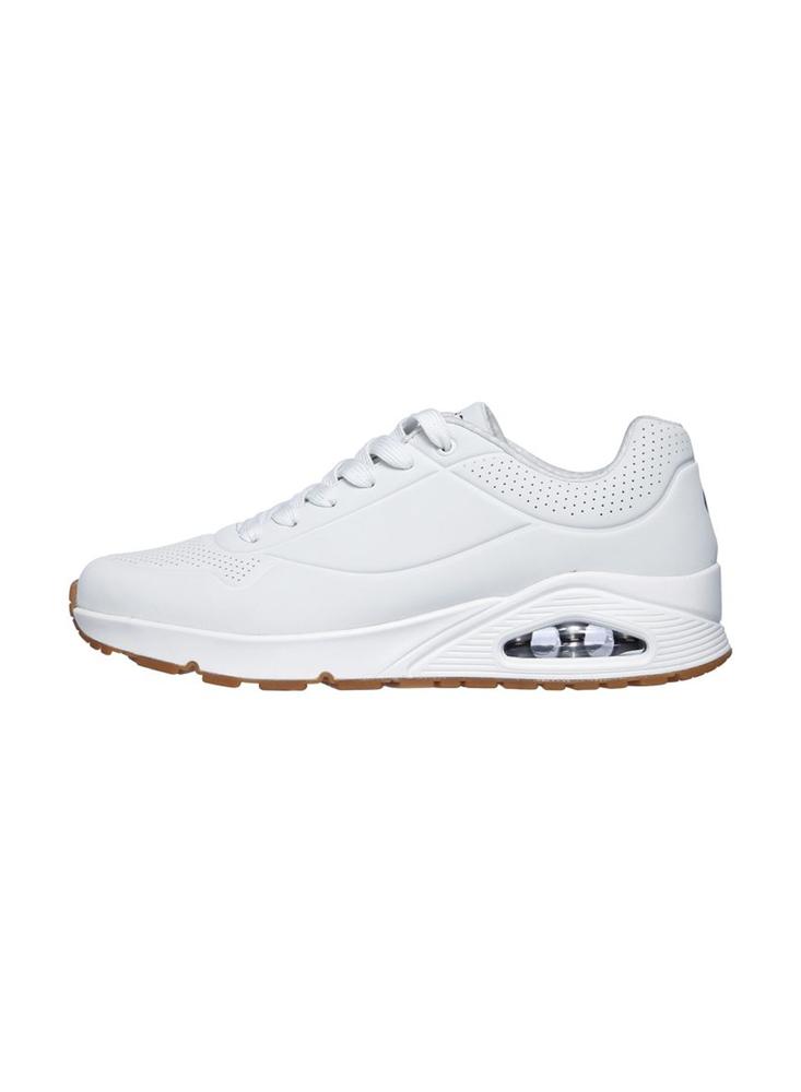 Tenis Skechers Uno Stand On Air Hombre Blanco img #3