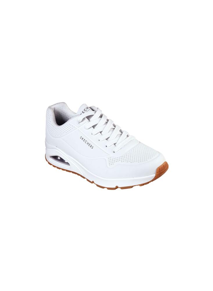Tenis Skechers Uno Stand On Air Hombre Blanco img #4