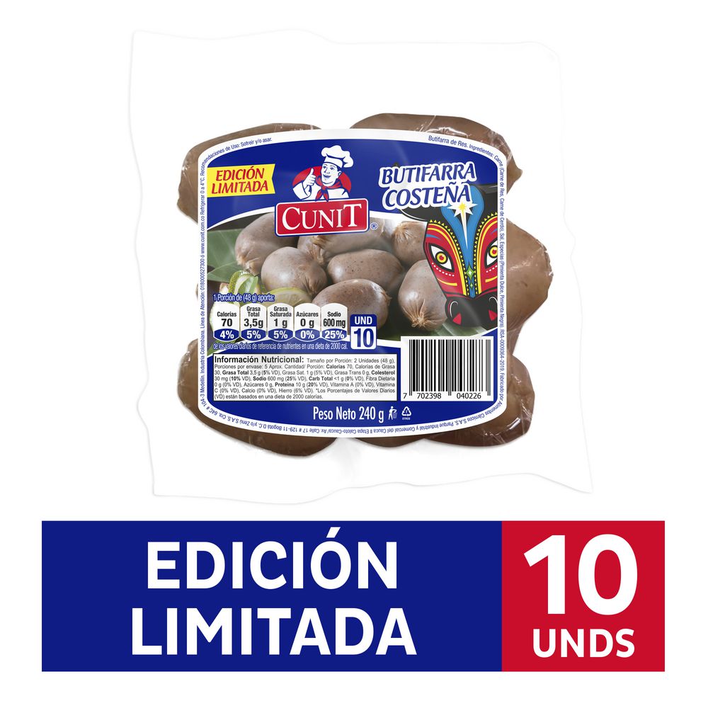 BUTIFARRA CUNIT (240 gr)