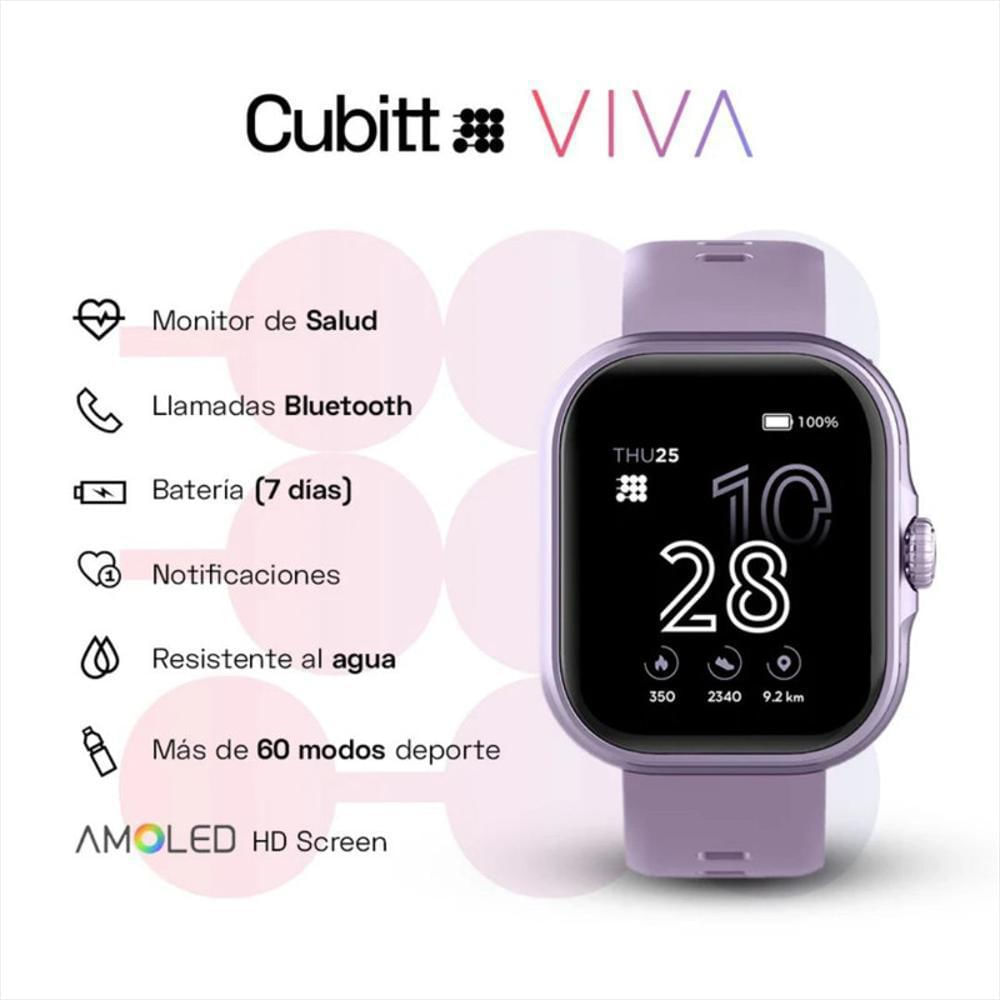 Smartwatch Reloj Inteligente Cubitt Viva 1.84 Pulg. Lilac img #5