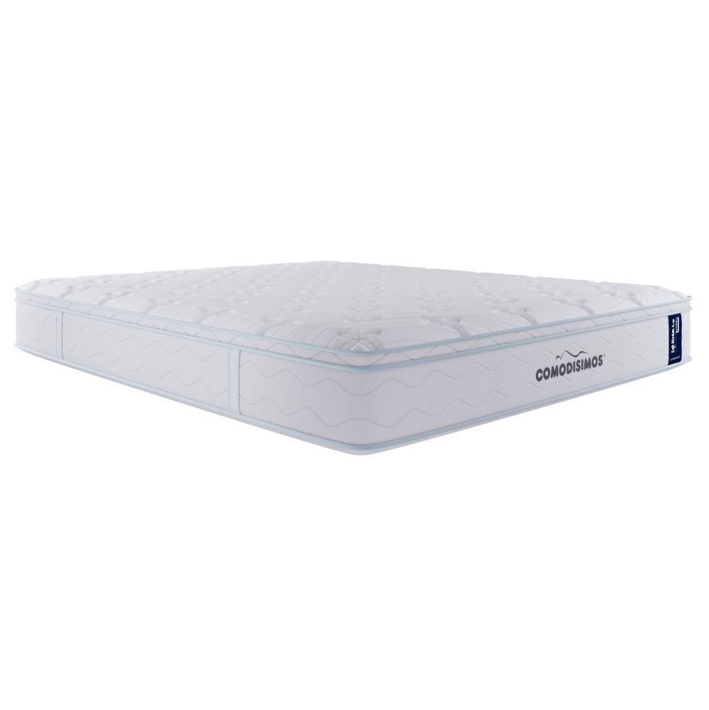 Colchón + Almohadas COMODISIMOS King (200 x 200 cm) Soft Motion Pocket Pocket Suave Protector