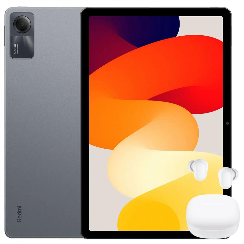 Xiaomi Redmi Pad Se 128Gb /4Gb, 8Mpx, Gris + Buds 6 Play Wht