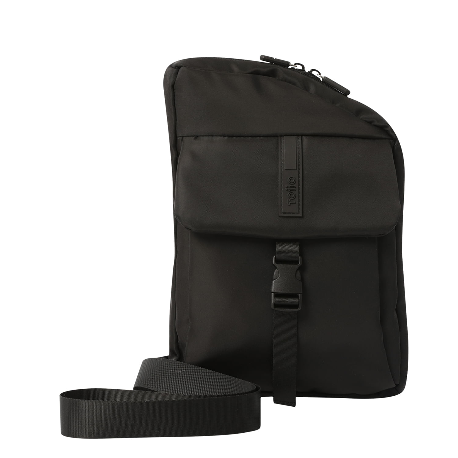 Bolso Mediano para Hombre Porta Tableta 10" Ttb Negro