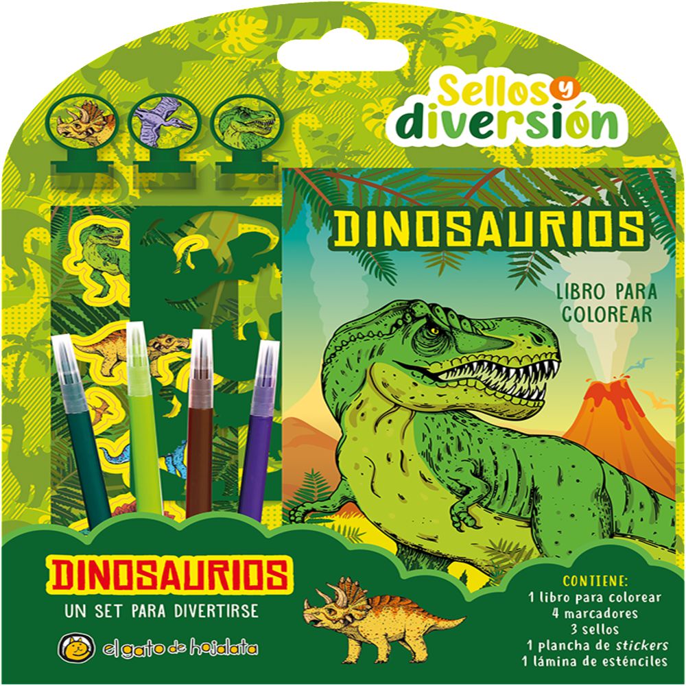 Sellos Y Diversion Dinosaurios, El Gato De Hojalata img #1