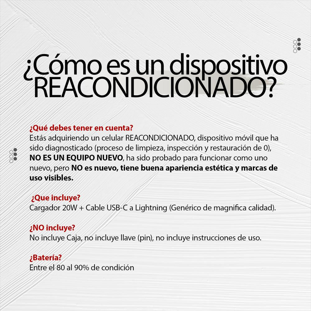 Iphone 14 Pro 1Tb Morado Reacondicionado + Cargador 20W + Cable Usb C img #2