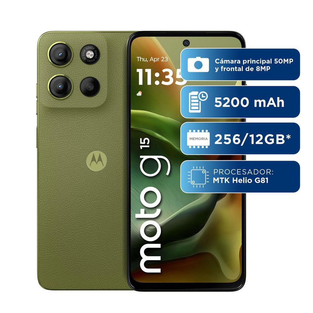 Celular MOTOROLA G15 256 GB 4 GB RAM Verde
