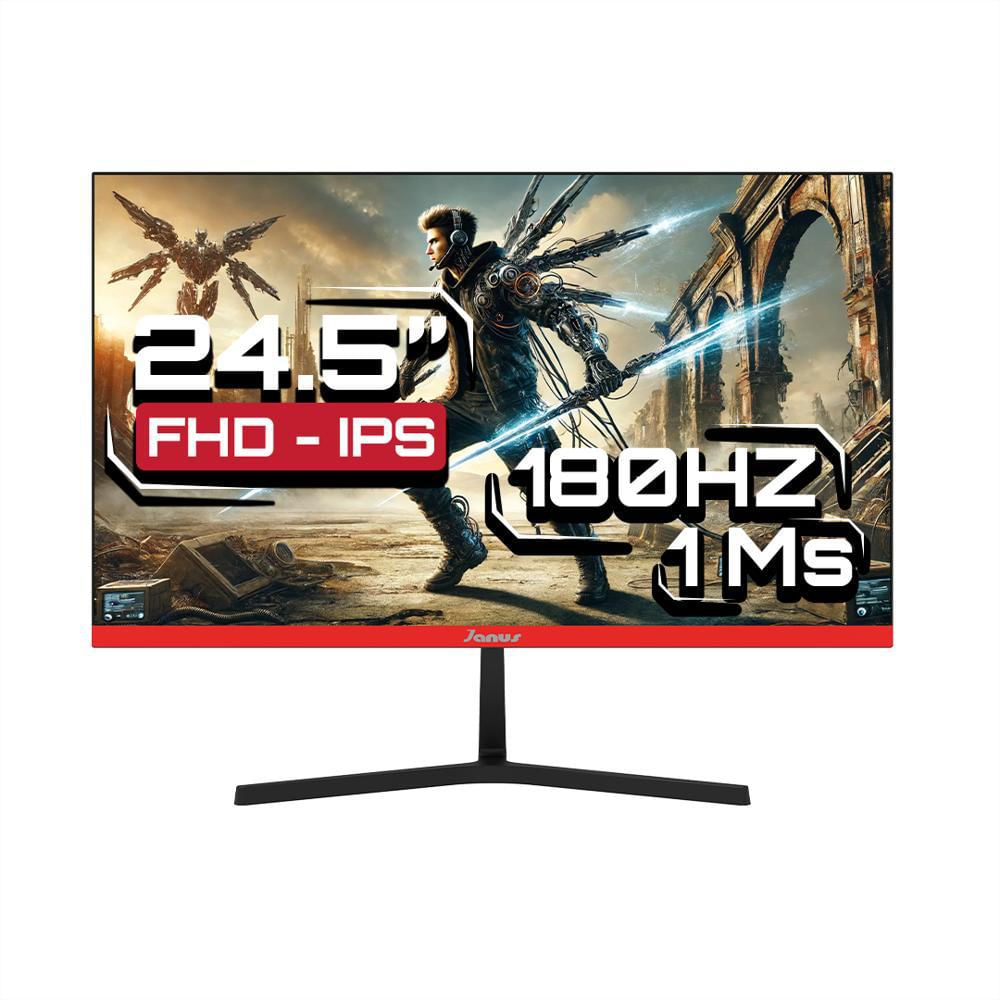 Monitor Gamer Janus 24.5 Pulgadas Ips 200Hz 1Ms Full | Parlantes Monitor Gamer Janus 24.5 pulgadas Ips 180Hz 1Ms Full Hd Freesync | Parlantes
