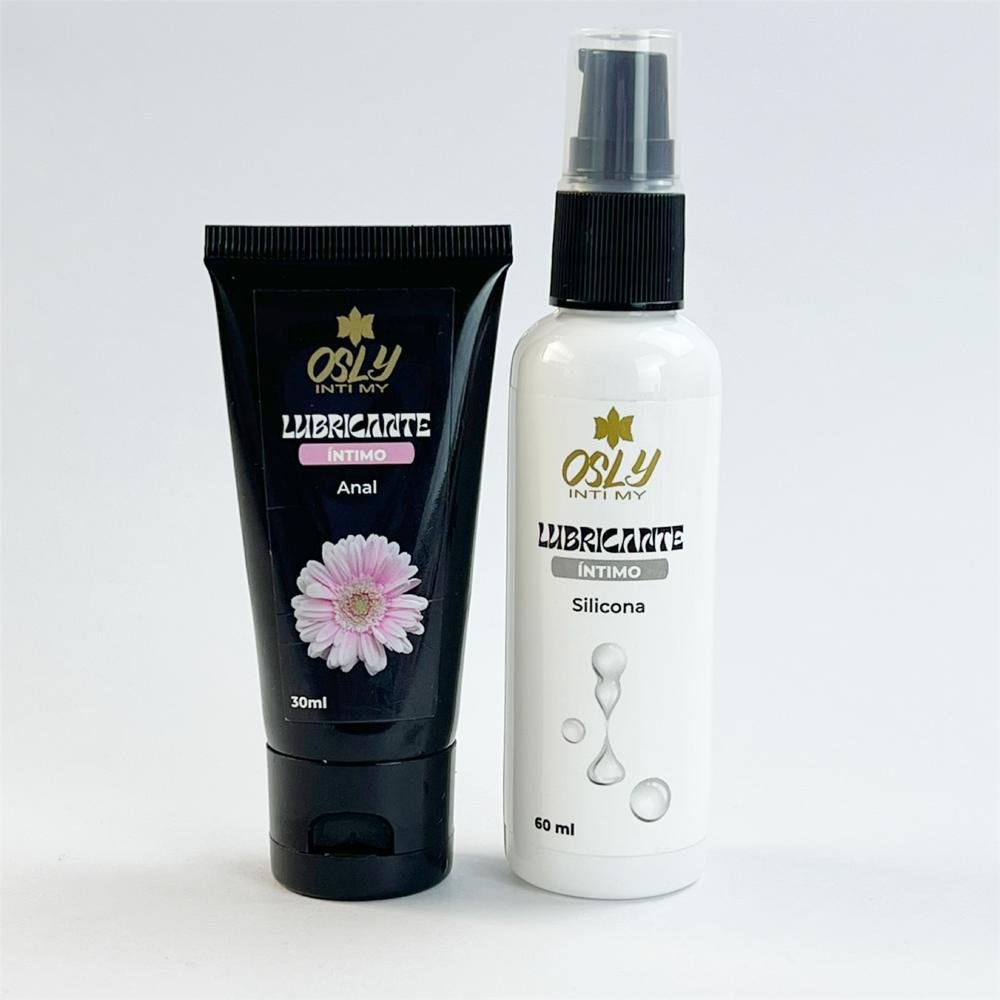 Kit Lubricante Silicona 60Ml + Lubricante Anal 30Ml