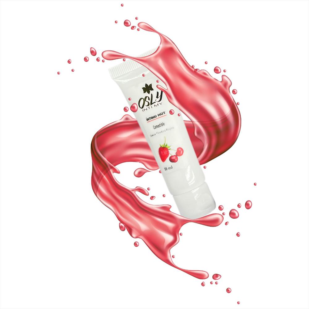 Lubricante Íntimo Hot Frutos Rojos 10Ml