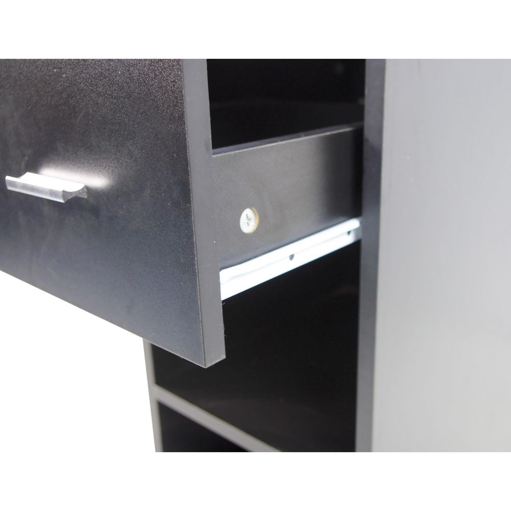 Escritorio Metal Vidrio Negro RTA ELN 2556 img #4